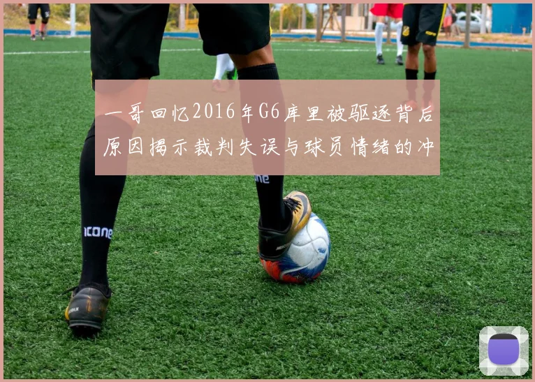 一哥回忆2016年G6库里被驱逐背后原因揭示裁判失误与球员情绪的冲突